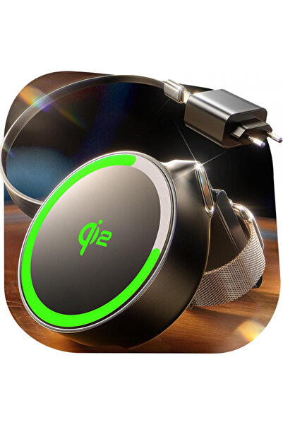 LISEN Incarcator Retea Wireless W602 2in1, 15W, 1.67A, Negru YL0324090008