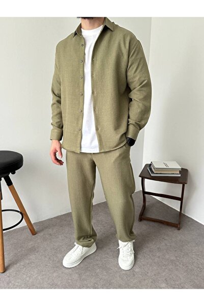 BYATA MENS STYLE Men's Relaxed Fit Top and Bottom Set