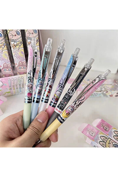 1way Gel pens decorated with cartoon characters