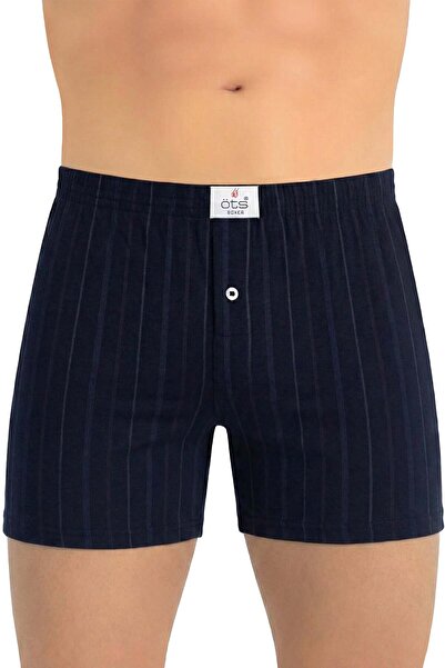 CSN CASANO Men's 1 Piece 100% Cotton Striped Stretchy Fabric, Buttoned, Towel...