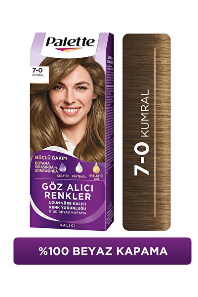 Palette Göz Alıcı Renkler 7-0 Kumral