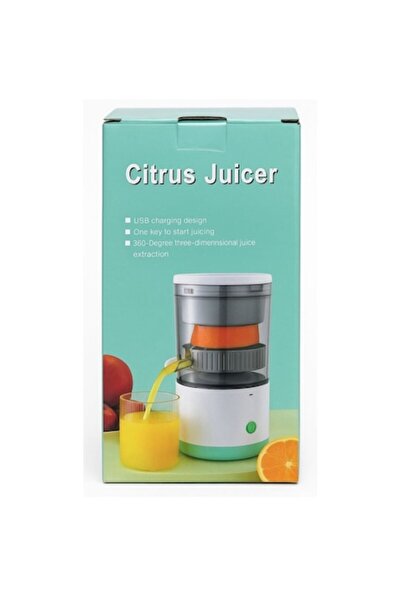 OEM Storcător electric portabil de citrice, 45W, turcoaz, reîncărcabil prin U...