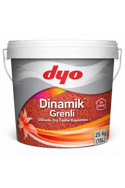 Dyo Dinamik Grenli Silikonlu Dış Cephe Kaplaması 25 Kg Beyaz