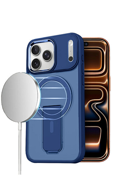 Wtech Apple iPhone 17 Pro 5G 2025 Premium Icy Frost Magsafe with Kickstand Ca...