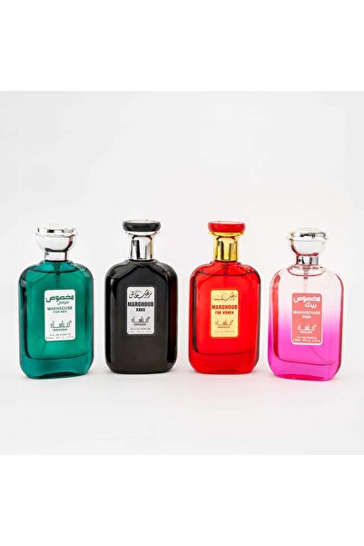 ZEYTI Set of 4 Oriental Perfumes for Men & Women