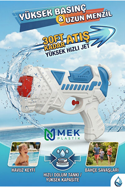 Mek life Turbo Jet: 30FT Menzilli Yüksek Basınçlı Yeni Nesil Su Tabancası