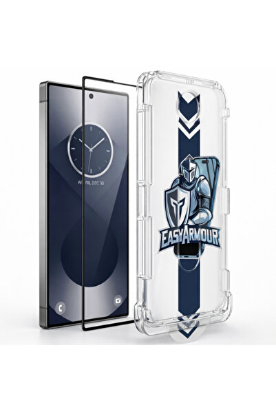 EasyArmour Set 2 Folii Sticla cu Aplicator compatibil Samsung Galaxy S25 Plus...