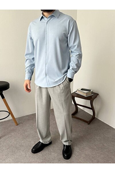 BYATA MENS STYLE Men's Long Sleeve Lycra Shirt