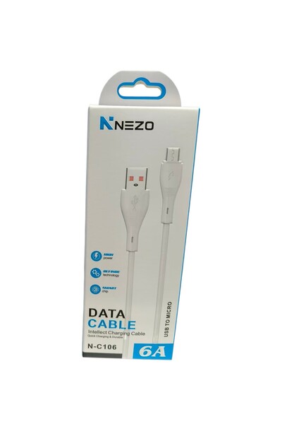 NEZO N-C106 6A High-Speed Data Cable – USB To Micro-USB Quick Charging & Data...