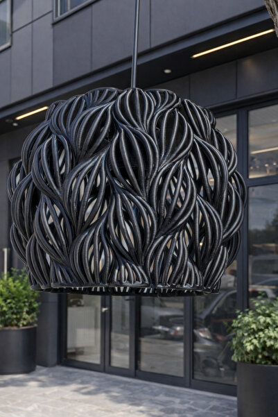 zeniz objects Modern Yaprak Desenli Sarkıt Avize – Minimalist Dekoratif Tavan...