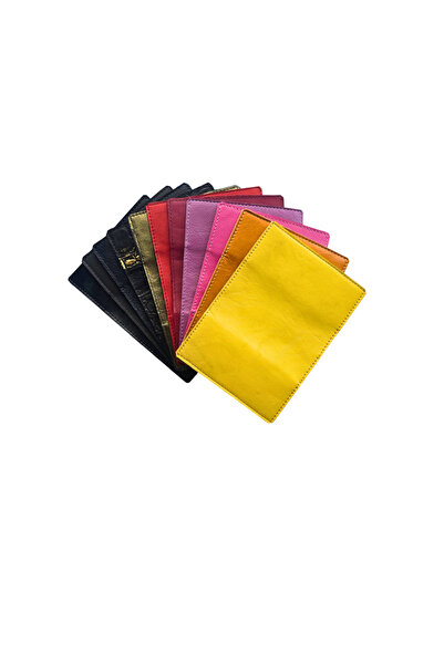 Atelier Nui Leather Passport Case / Genuine Leather Yellow Passport Case