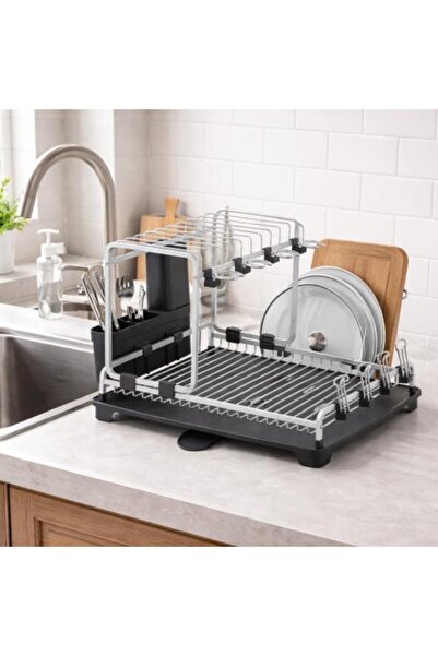 Generis Stainless Steel Dish Organizer with Practical Design