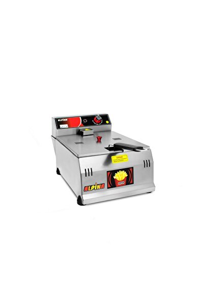 ALPİNA MUTFAK Alpina 8 Litre Profesyonel Fritöz 220V Paslanmaz Çelik Sanayi T...