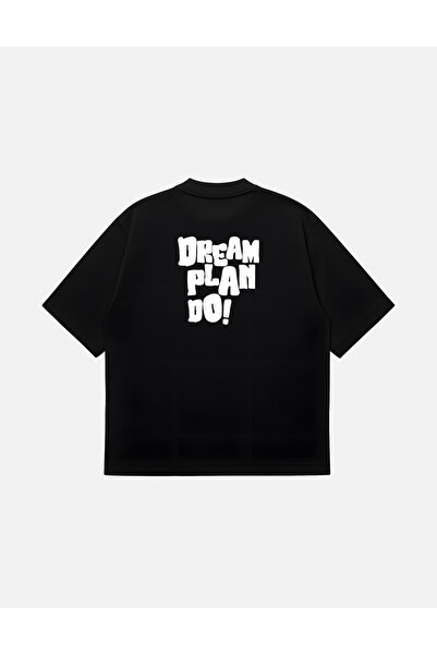 PURE POWER Dream Plan Do Boxy Fit Oversized Unisex 100% Cotton Pack Tshirt – ...