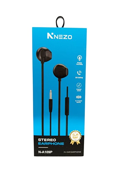NEZO سماعات أذن ستيريو بأسلاك N-A109P - مقبس 3.5 ملم