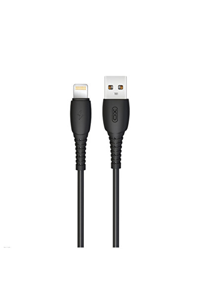 XO Design Cablu Date si Incarcare USB-A - Lightning NB-P163, 18W, 1m, Negru