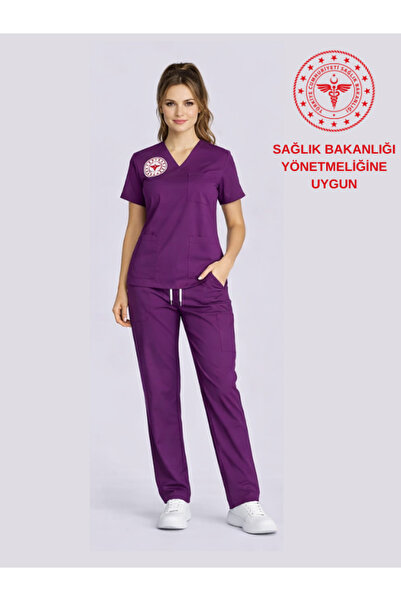 nutrix uniforma Mor Ebe Uniform Stretch Fabric Scrubs Women (Compliant with N...