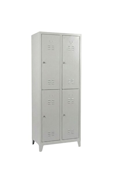 Asram Metal 4 Gözlü Ekonomik Soyunma Dolabı-2 67x37x198