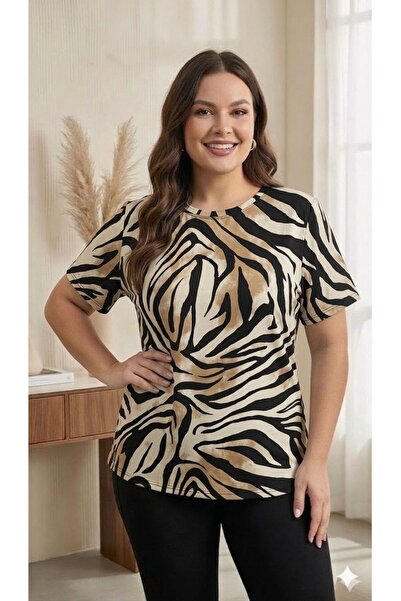 Vinola Plus Size Viscose Jersey Fabric Comfortable Fit High Quality Blouse