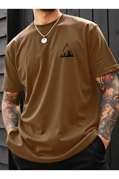 SUNFREE Planinska figura B Štampano O Oversize kroj B okrugla kragna Ljetna m...