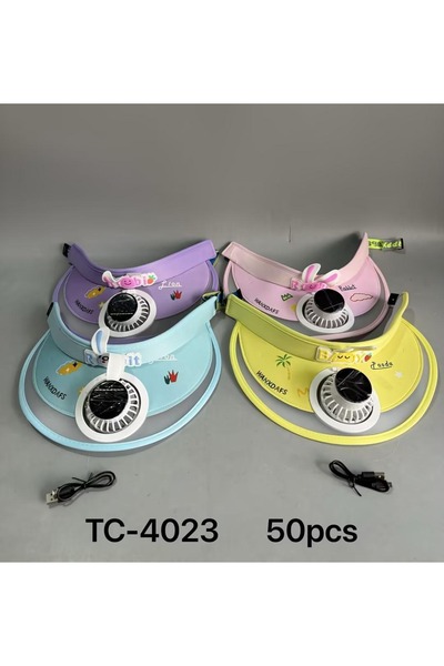 Other Wanxdafs TC-4023 Children's Sun Hat with Rechargeable Electric Fan