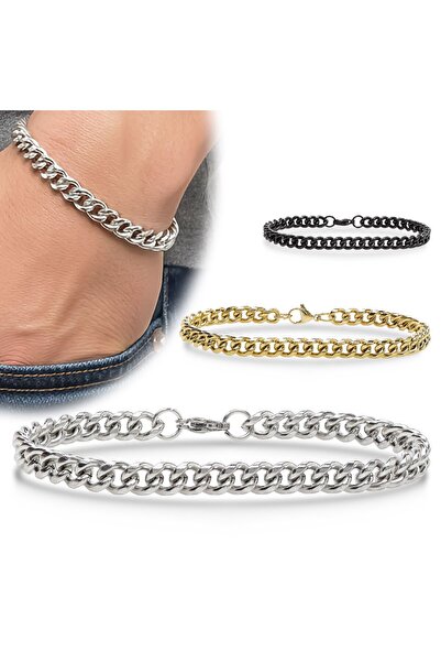 FM 💎   Premium Ezme Mariner Steel Chain Bracelet 6mm 3183Czb2D12 - 20 cm - G...