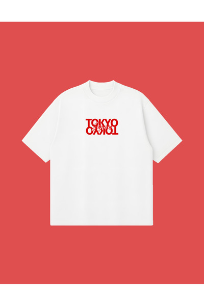 PURE POWER Tokyo Boxy Fit Oversized Unisex 100% Cotton-Pack T-Shirt – Printed...