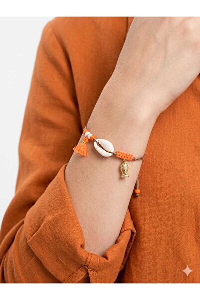 EL YAPIMI Sea Shell Detailed Summer Bracelet