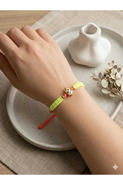 EL YAPIMI Mineli Phosphorescent Turtle Detailed Bracelet