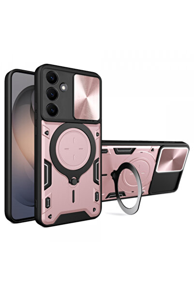 Techsuit Husa pentru Samsung Galaxy S26 S942, Techsuit, CamGuard Pro, Roz Aurie