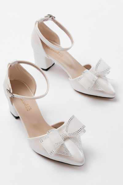 TOLGSHOES Women's New Classic Shoes with Bowknot and 6 cm Heels