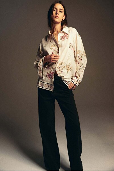 H&M Linen-blend shirt