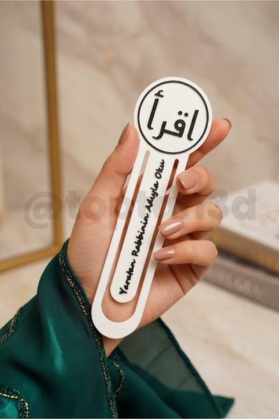 Toptan3D (عبوة من 10 قطع) علامة كتاب إكراء مكتوبة عليها "أكو"، علامة كتاب مكت...