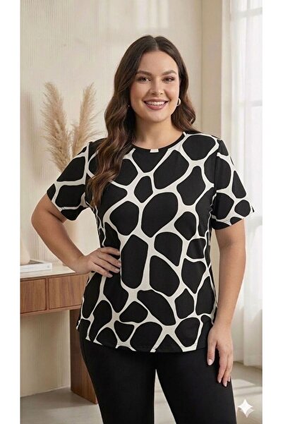 Vinola Plus Size Viscose Jersey Fabric Comfortable Fit High Quality Blouse