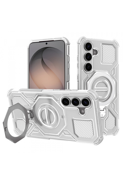 Techsuit Husa pentru Samsung Galaxy S26 S942, Techsuit, Carbon Shield Pro, Alba