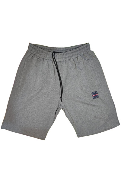 marufshop Comfortable Fit Stretch Fabric Combed Cotton Shorts Anthracite with...