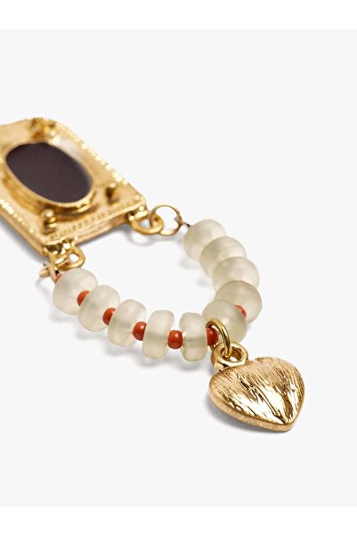 PARFOIS Cam Boncuklu Resin Uzun Küpe