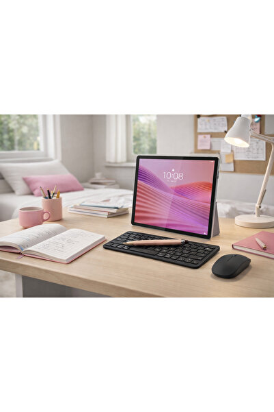 LENOVO Tab M10 4GB RAM 128 GB HAFIZA 10.1"İNCH GRİ TABLET+ŞEFFAF KILIF+SİYAH ...