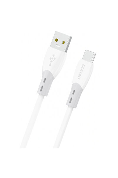 DUDAO USB-A - USB-C Data and Charging Cable L25ST, 100W, 1m, White
