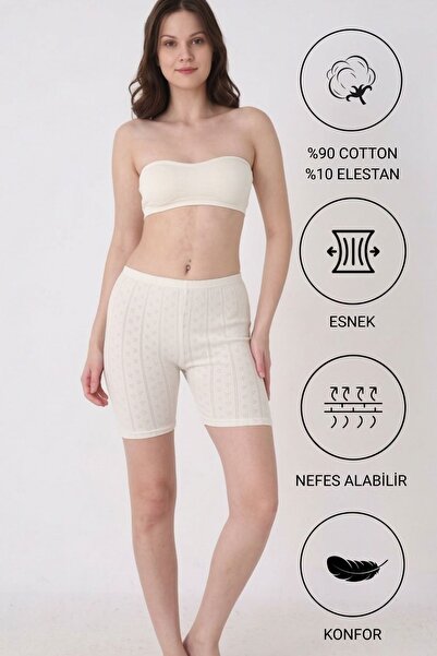 Altınay Women's Jacquard Breathable Boxers, Pack of Cotton ,Net52