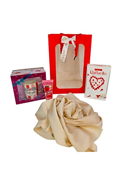 velve "The best colleague in the world" set, elegant scarf, personalized mug,...