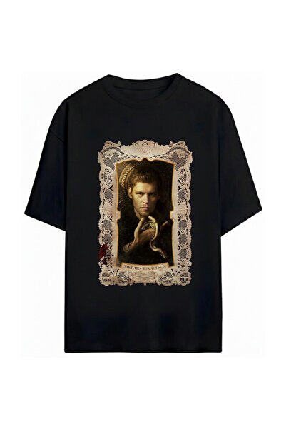 SVART WEAR Klaus Mikaelson majica sa printom, unisex, oversize, 100% pamuk