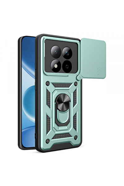 Techsuit Husa pentru Xiaomi Redmi Note 15 Pro 5G, Techsuit, CamShield, Verde