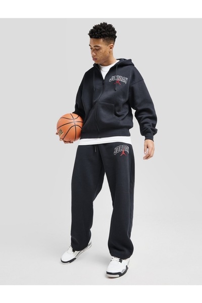 Nike Air Jordan Brooklyn Oversize Erkek Siyah Eşofman Takımı