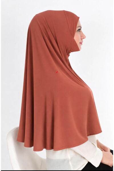 ÇİĞDEM AYDIN Çi̇ğdem Aydintek Piece Practical Scarf XL (Sandy)- Hijab-Prayer ...