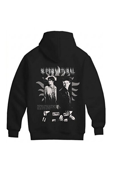SVART WEAR Hanorac Supernatural unisex supradimensionat, 100% bumbac