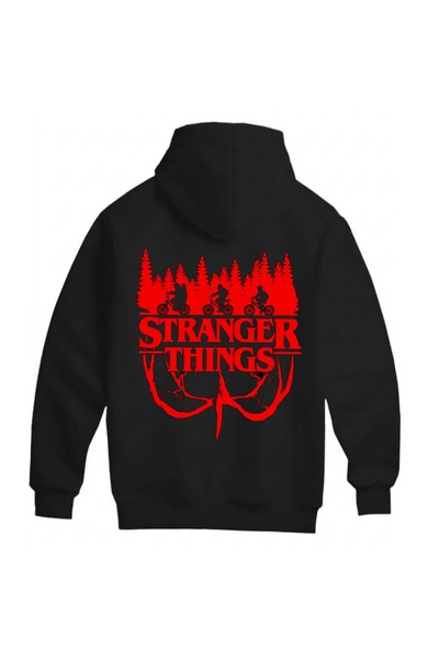SVART WEAR Stranger Things Unisex Oversize 100% Βαμβακερό Φούτερ