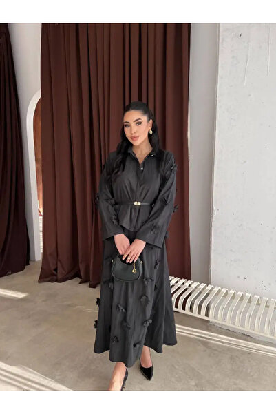 Göker Life Γυναικείο Σετ Goker – Μαύρη Φούστα & Πουκάμισο