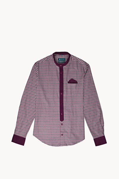 Braiconf Casual tailored shirt with extra-waisted print Multicolor