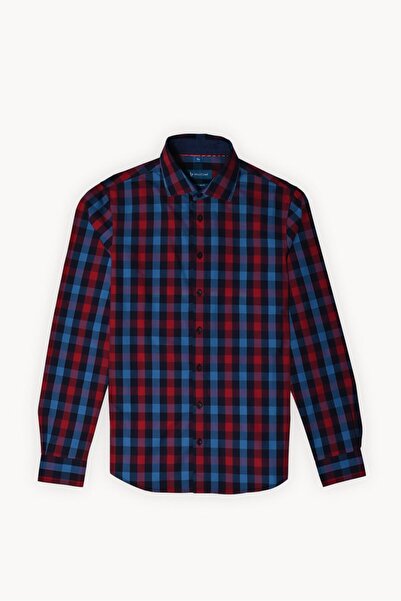 Braiconf Casual tailored shirt with extra-waisted print Multicolor